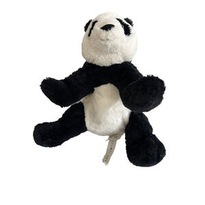 Ikea Kramig Panda Bear White Black Plush Stuffed Animal Toy Kids Baby